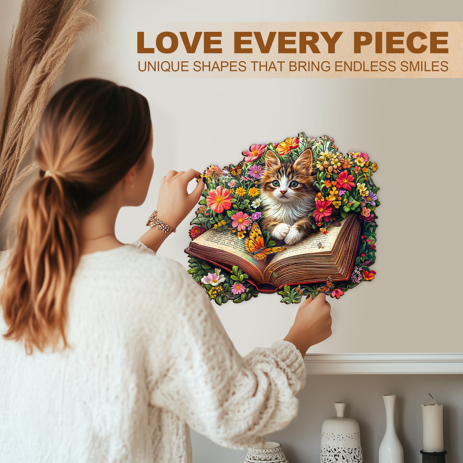 Meow Stories Wooden Jigsaw Puzzle