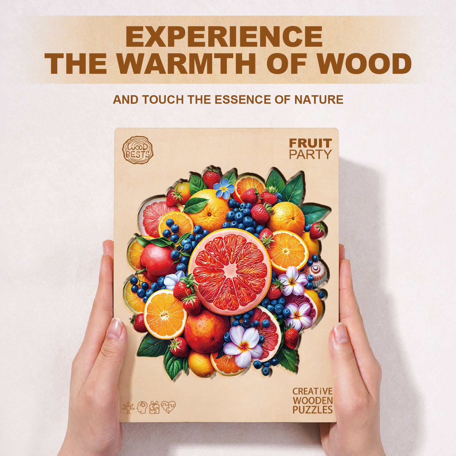 Fruit Party Wooden Jigsaw Puzzle