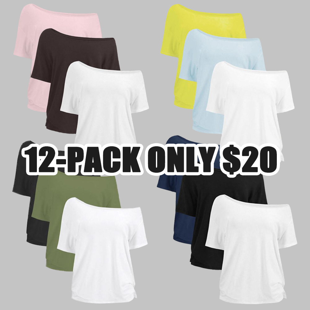 Women’s Solid Color Loose Tee – Casual Basic Short Sleeve T-shirt for Daily Wear