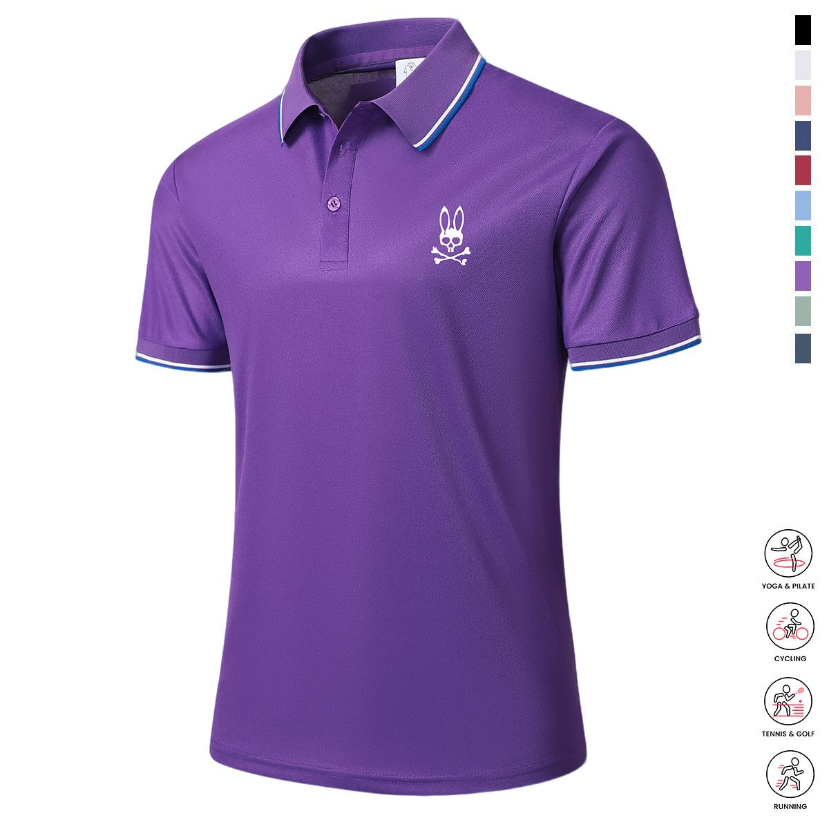 Men's Casual Short-Sleeve Polo Shirt