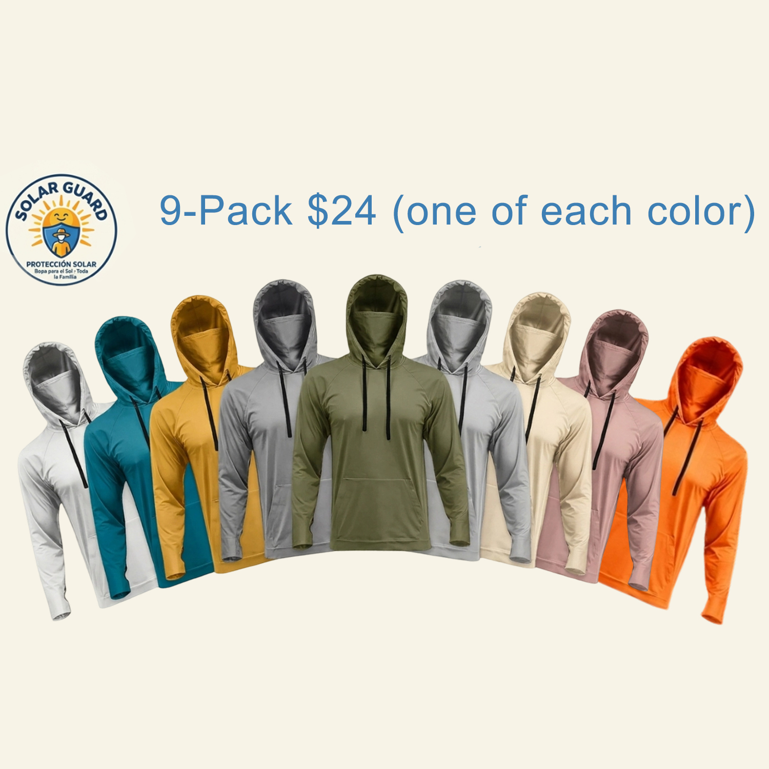 💥Men's UPF 50+ Hooded Sun Protection Fishing Shirt