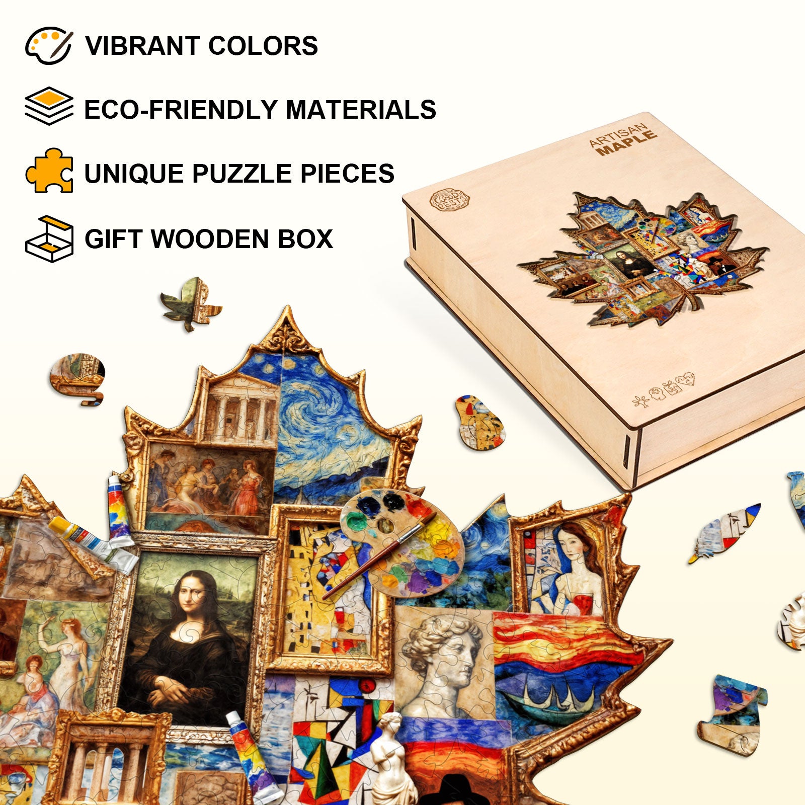 Artisan Maple Wooden Jigsaw Puzzle