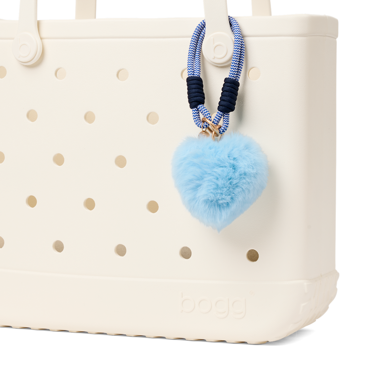 Bogg'd & Charmed  - Blue Heart Pouf