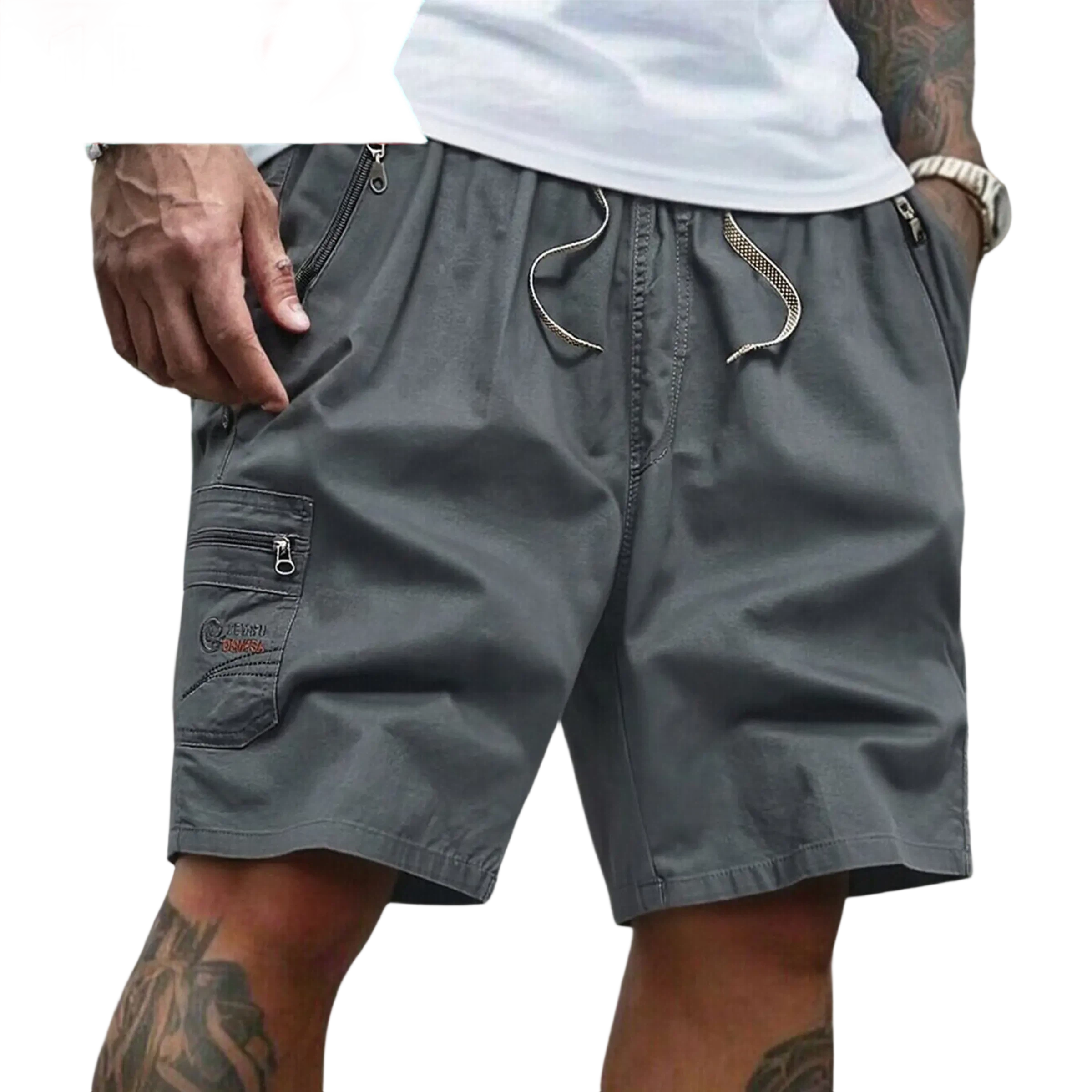 Men's 5-Pack Casual Cargo Shorts | Quick Dry Lightweight Summer Shorts with Zipper Pockets