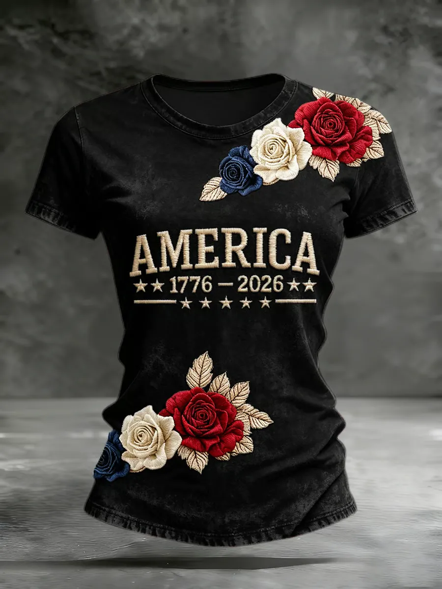 Women's America 250th Anniversary Print T-Shirt