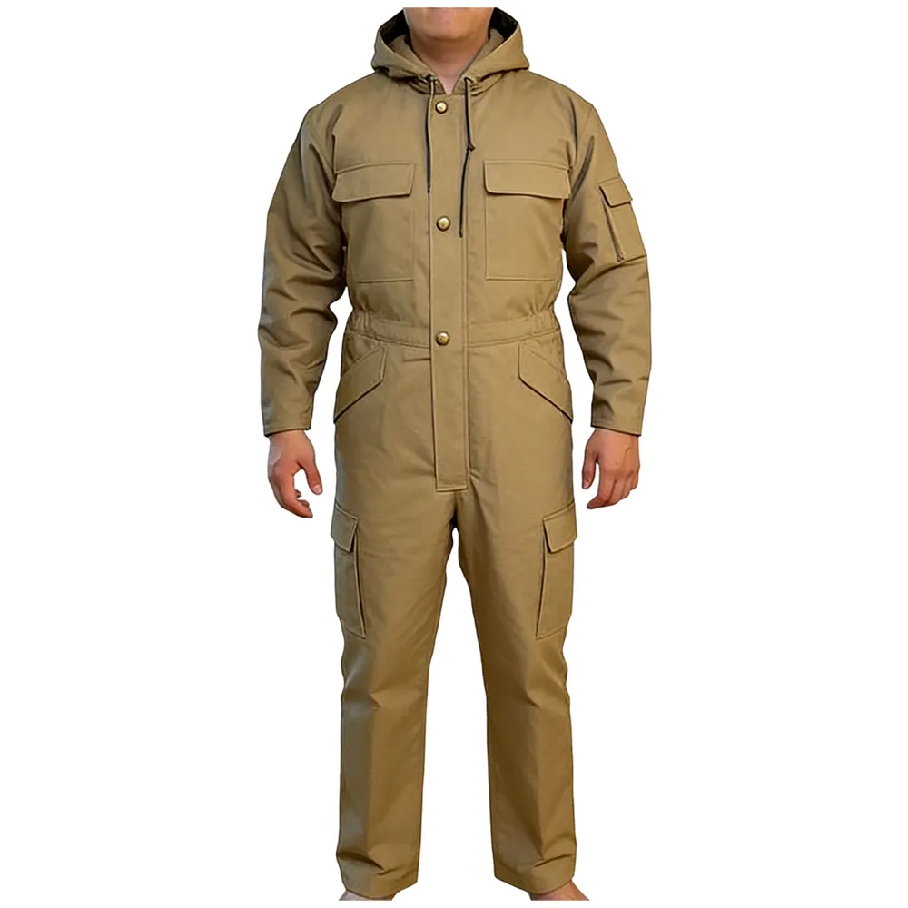 Men’s Loose Insulated Multi-Pocket Coverall