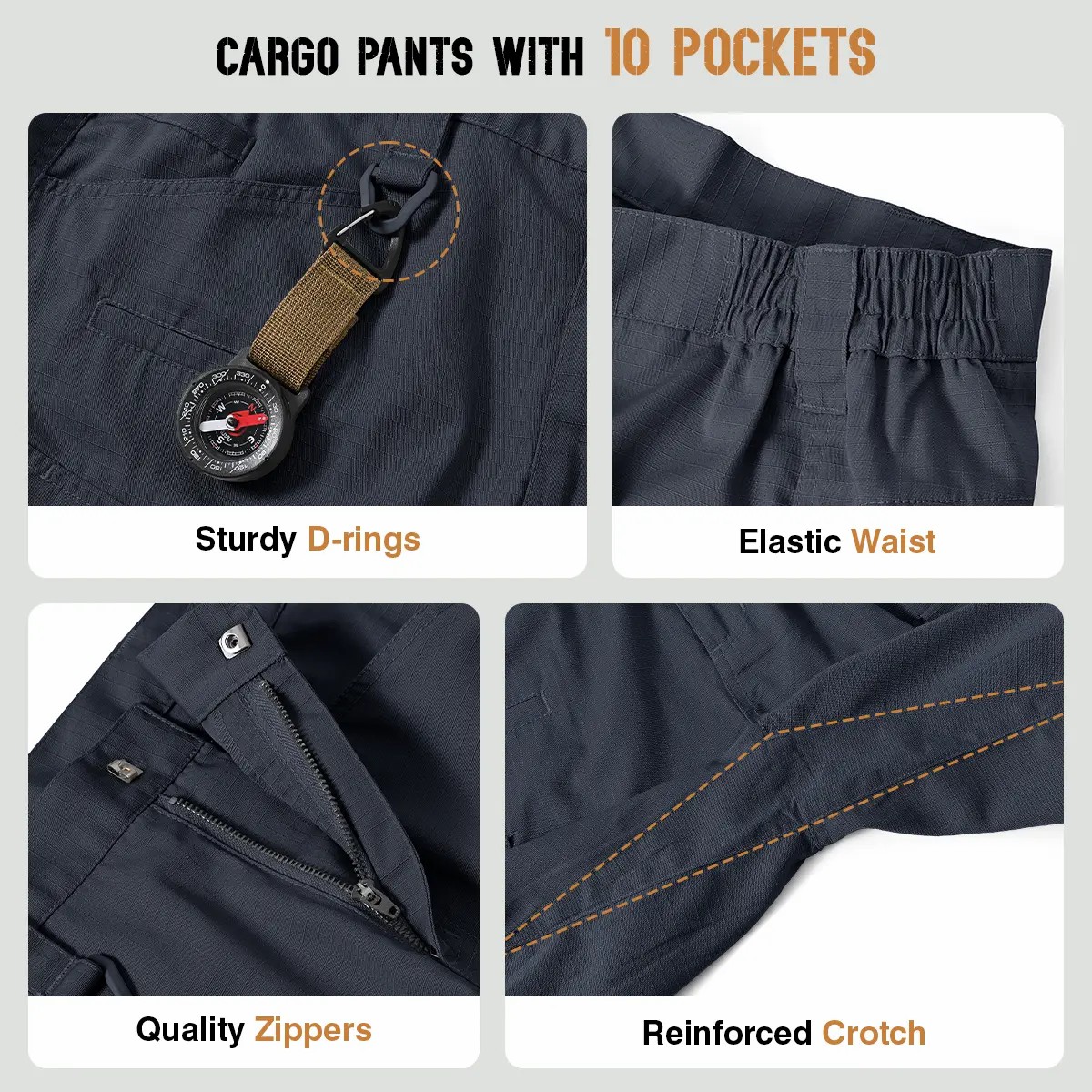 🔥FREE SHIPPING!Men’s Tactical Cargo Work Pants