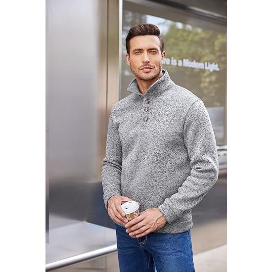 ✨Men’s Lightweight Ribbed Turtleneck Knit Sweater