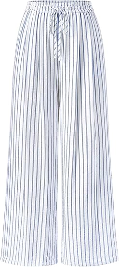 🔥Women’s Striped Palazzo Trousers