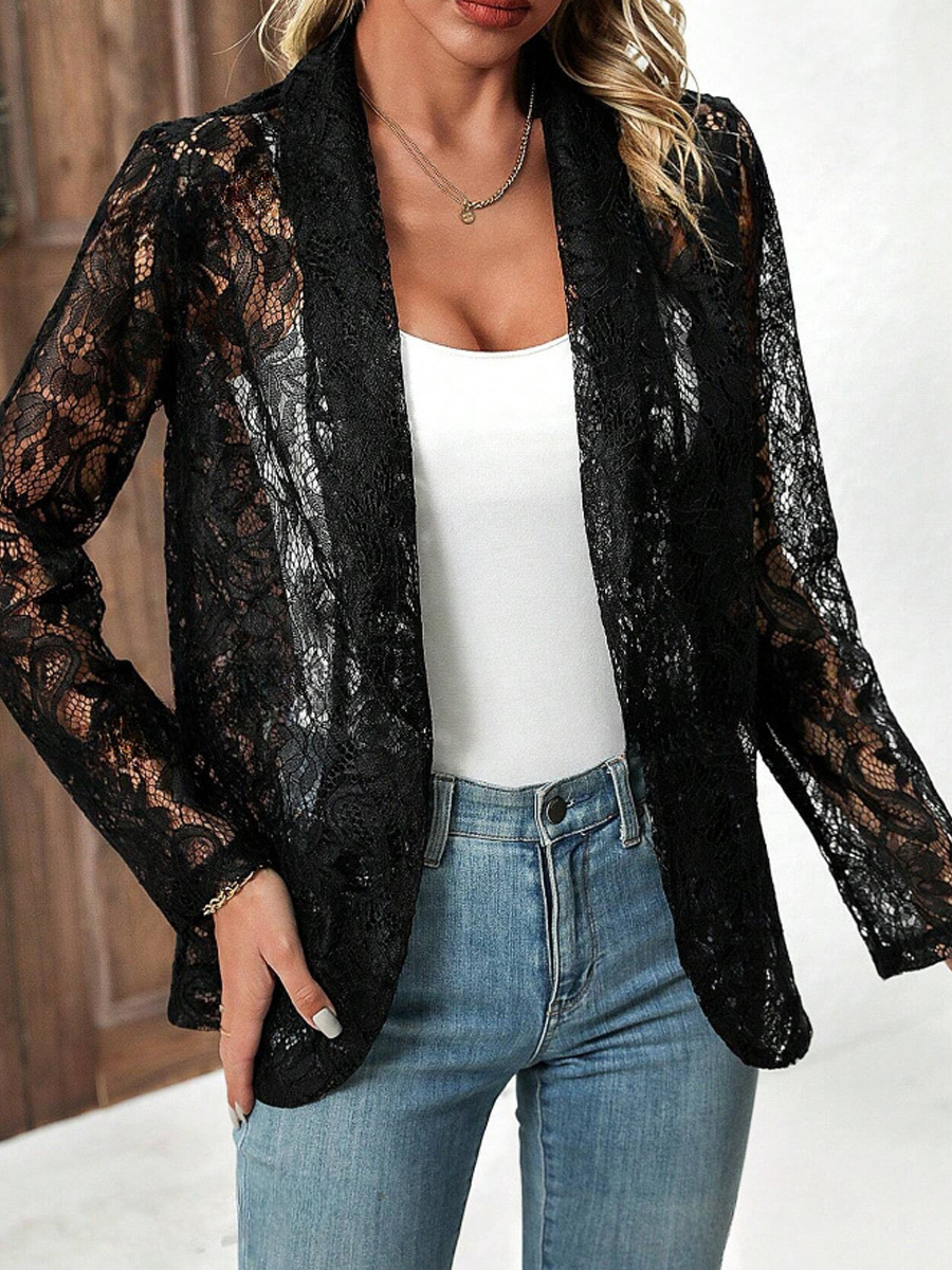 Women's Lace Shirt Jacket