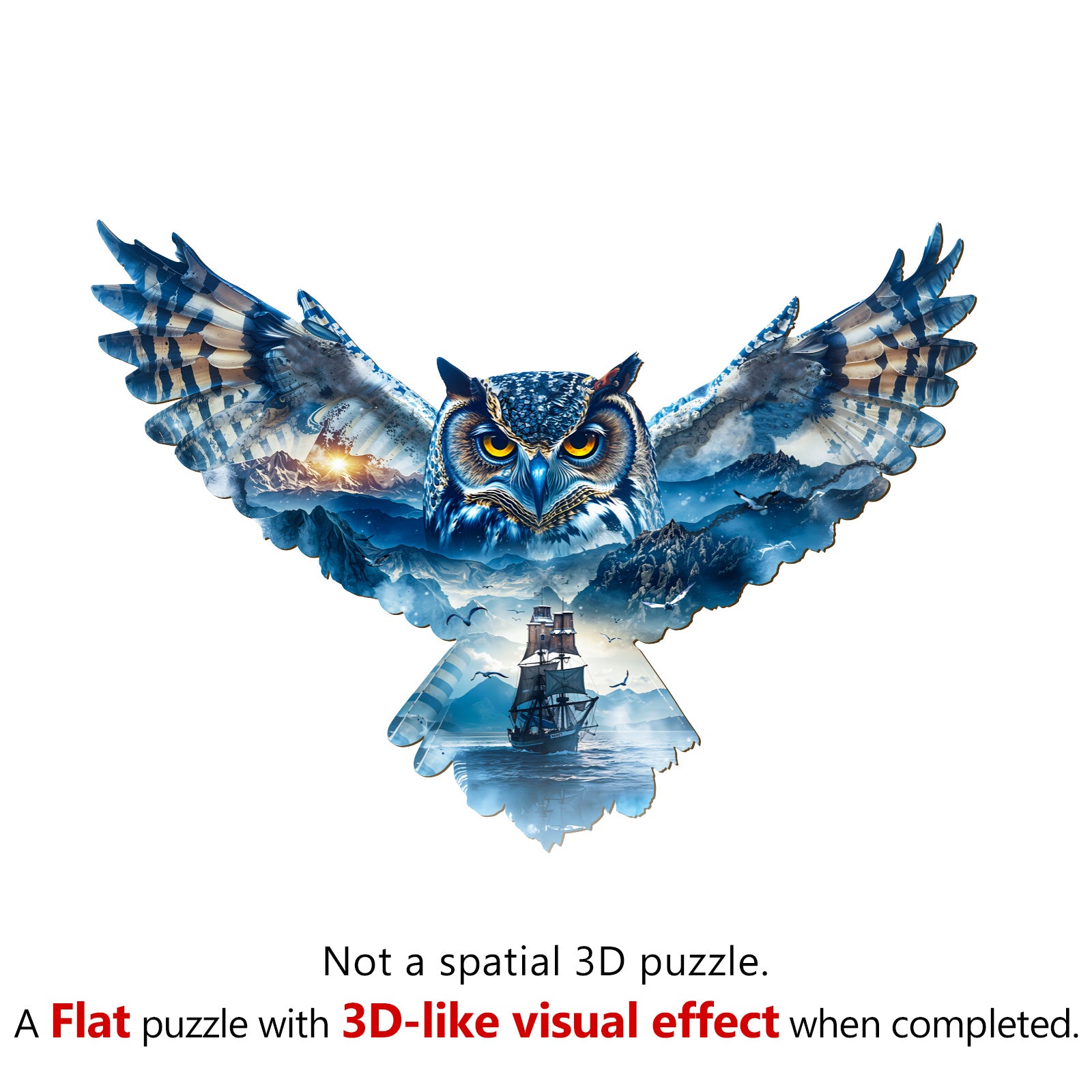 Bluewing Voyage Wooden Jigsaw Puzzle