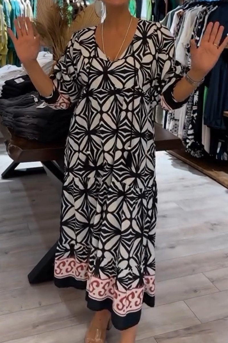 Women's loose floral dress