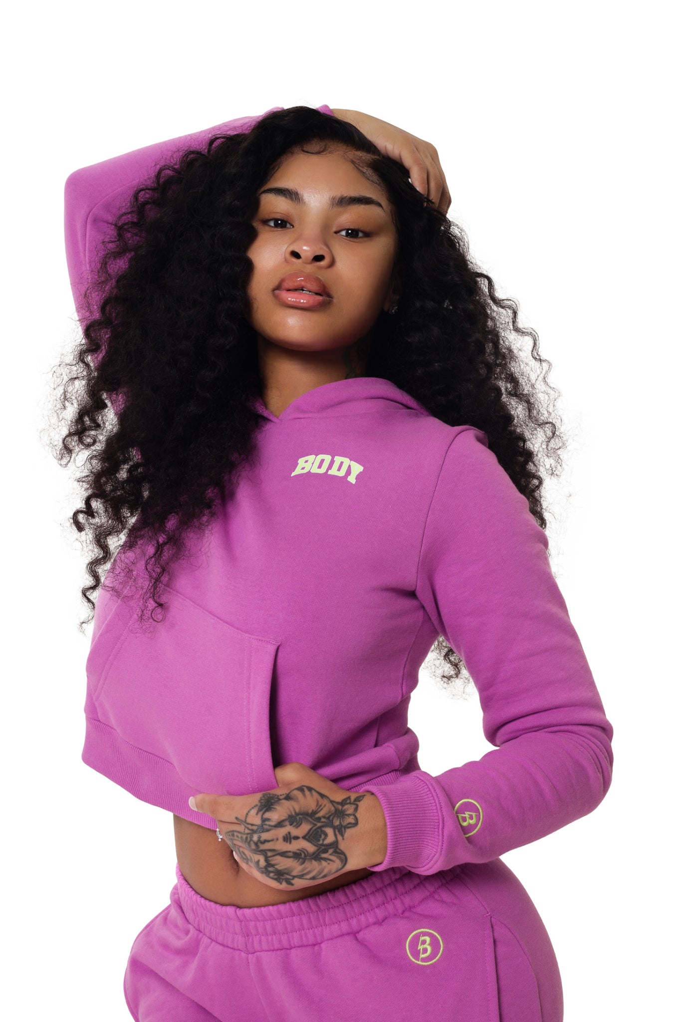 BACKSHOT HOODIE (MAGENTA)