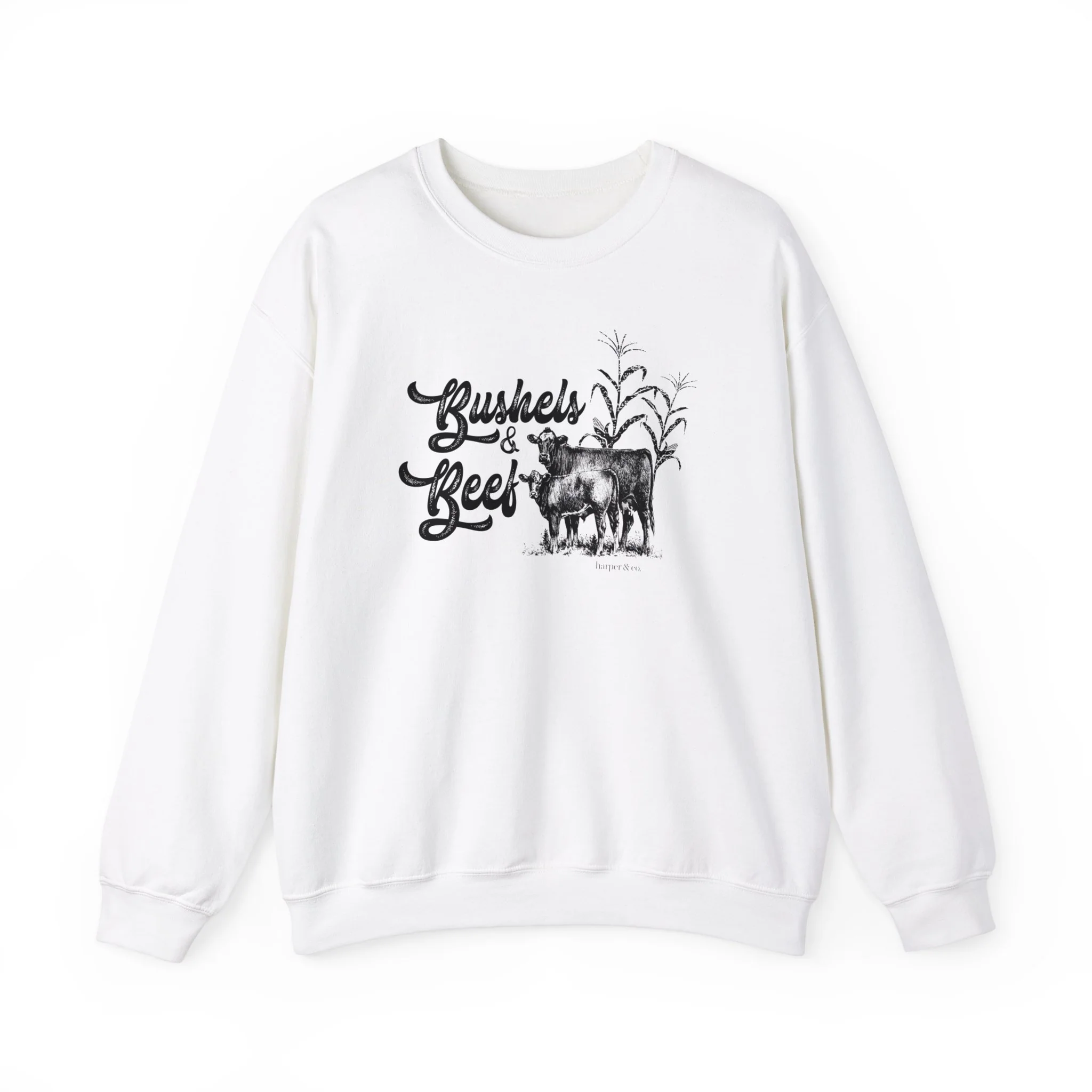 Bushels & Beef Unisex Heavy Blend? Crewneck Sweatshirt
