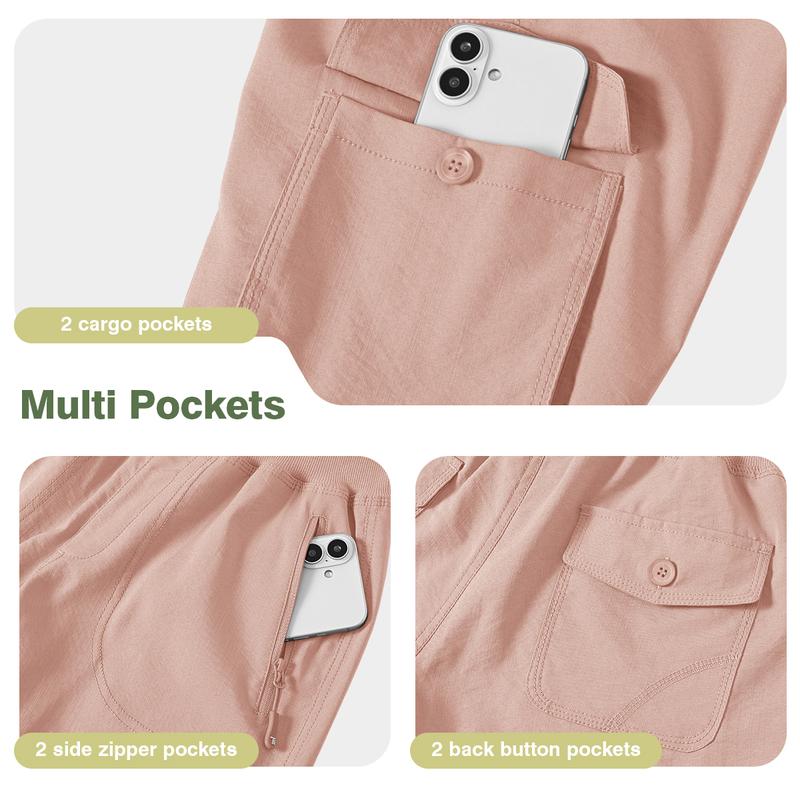 Women’s Quick-Dry Lightweight Outdoor Cargo Jogger Pants