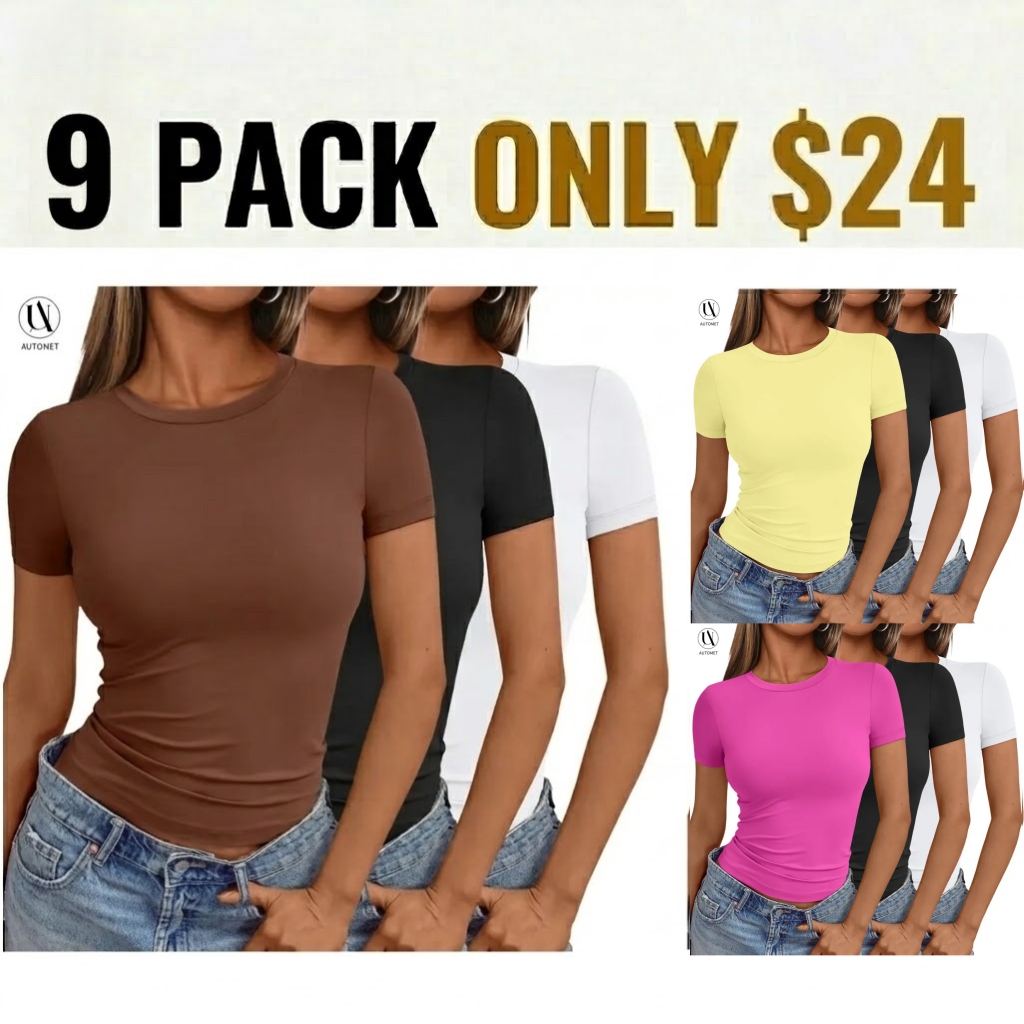 Womens 6/9/15 Piece Short Sleeve Shirts
