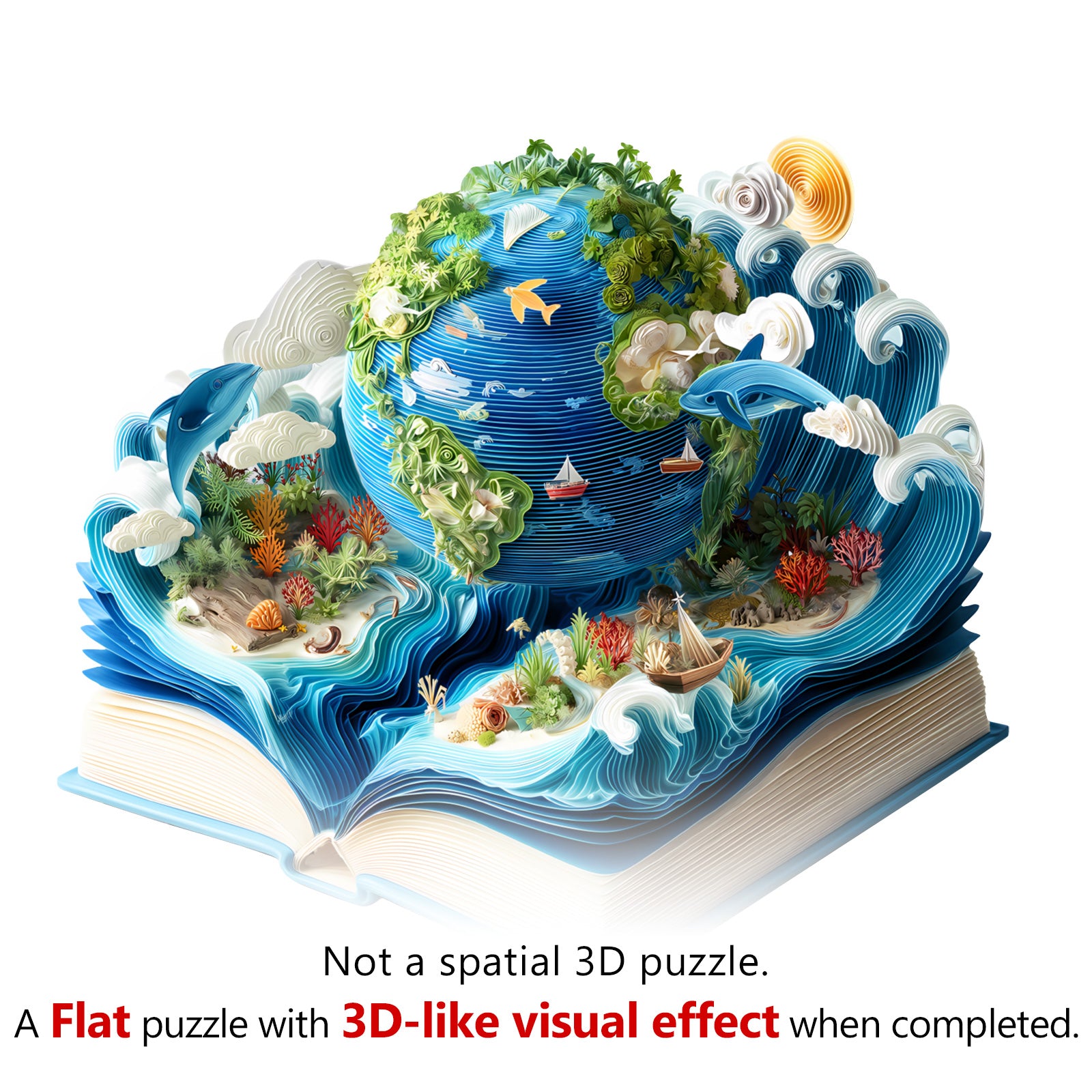 Ocean and Earth Wooden Jigsaw Puzzle