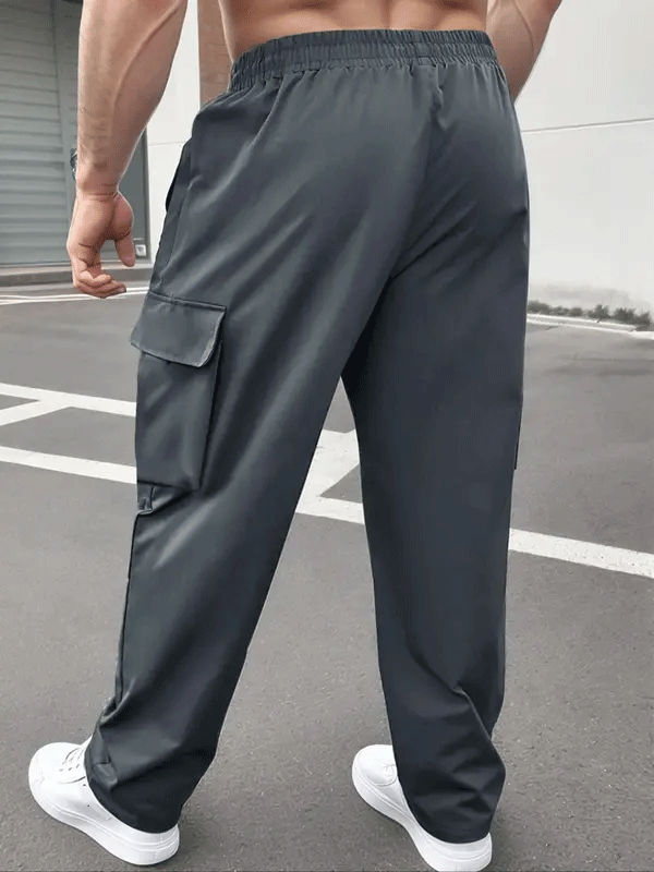 Men’s Casual Cargo Jogger Pants – Comfortable Sporty Trousers for Everyday Wear