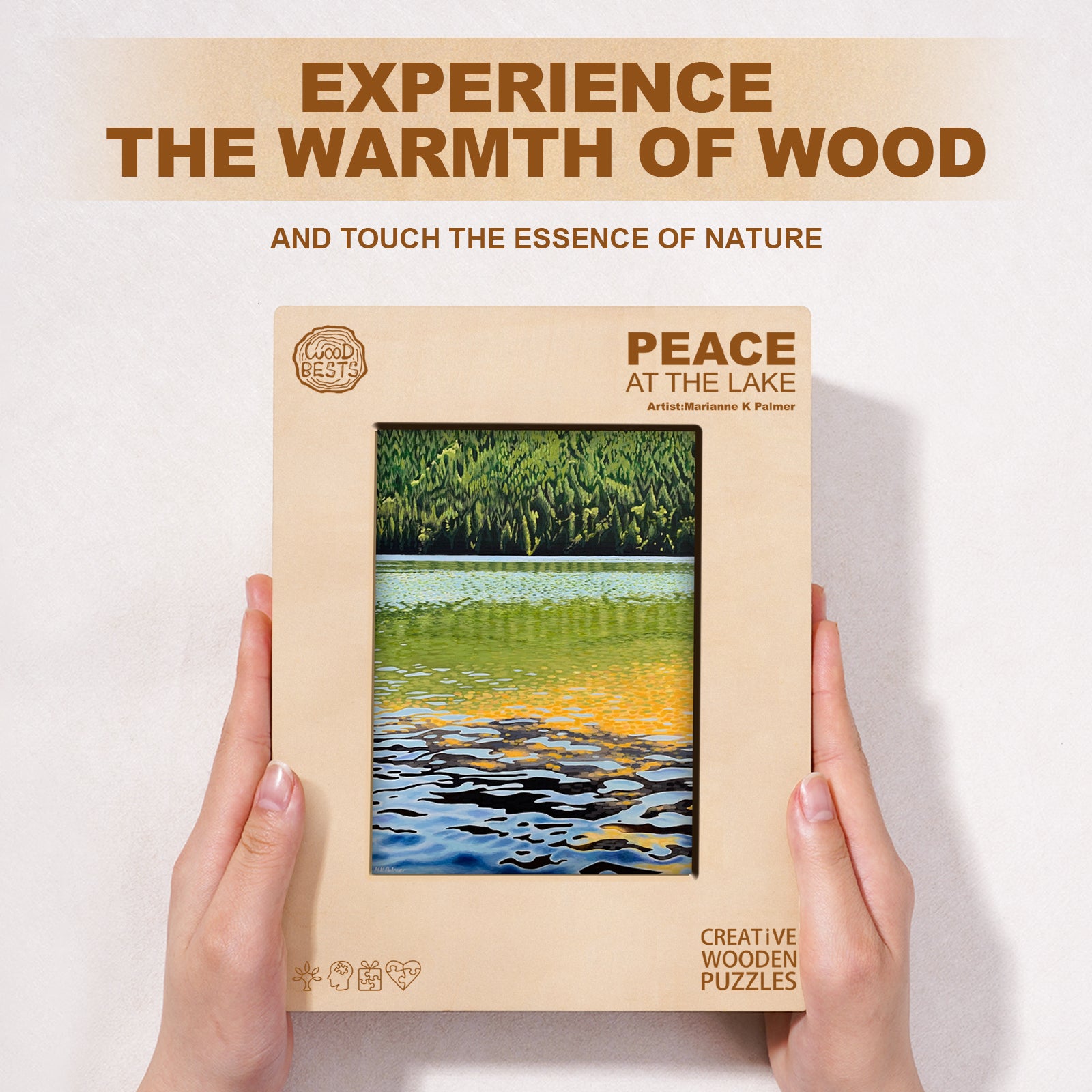 Peace at the Lake - By Artist Marianne K Palmer