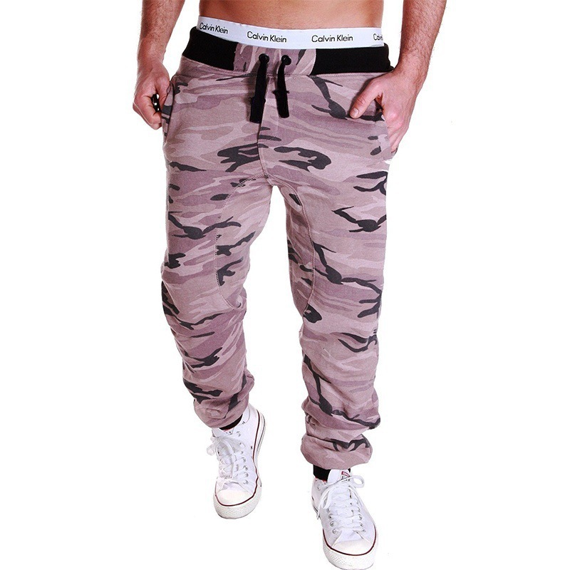 Men'S Camouflage Casual Knitted Pants