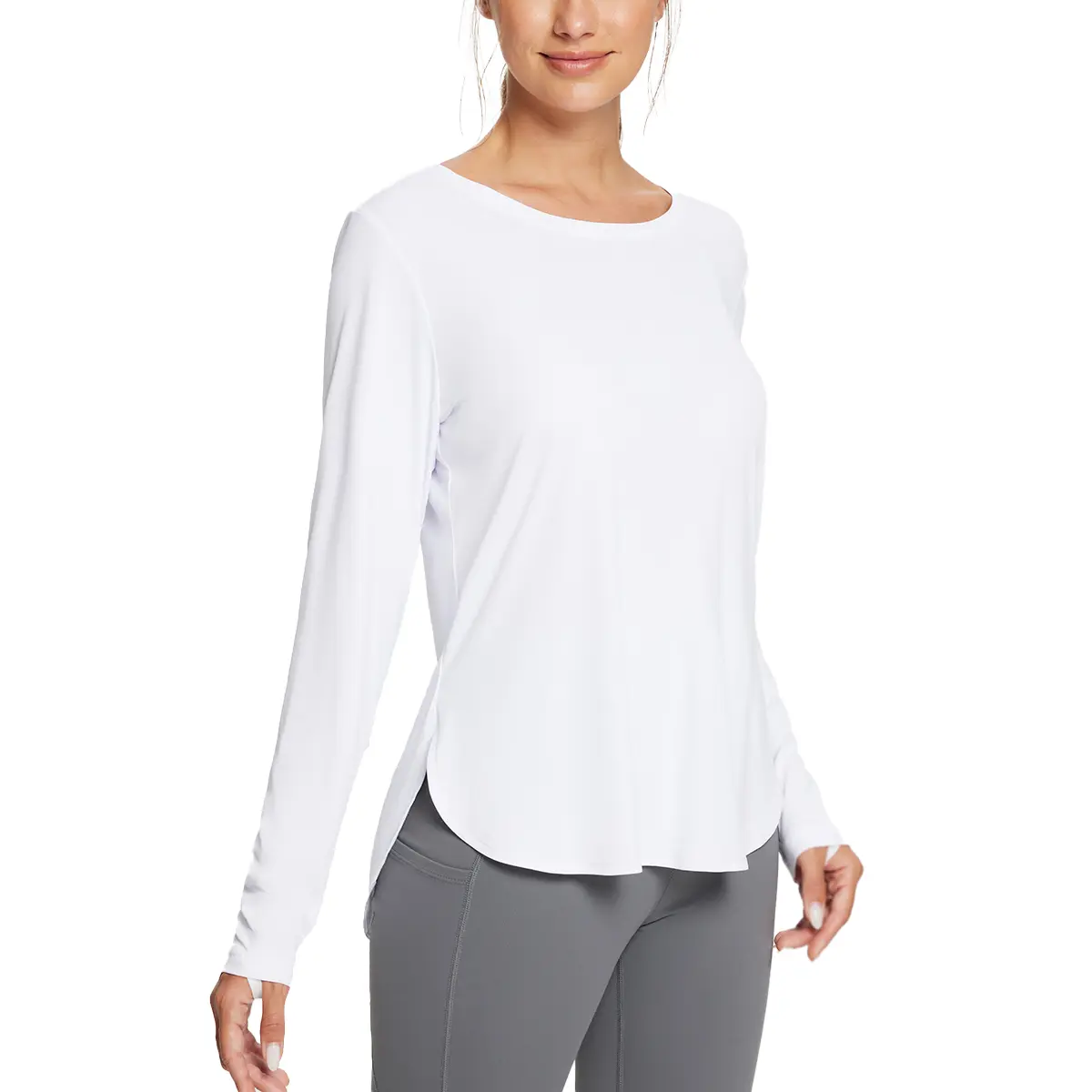 Women's Sun Shirts UPF 50+ Long Sleeve Hiking Tops Lightweight Quick Dry UV Protection Outdoor Clothing Workout Rash Guard Hiking Fishing Beach