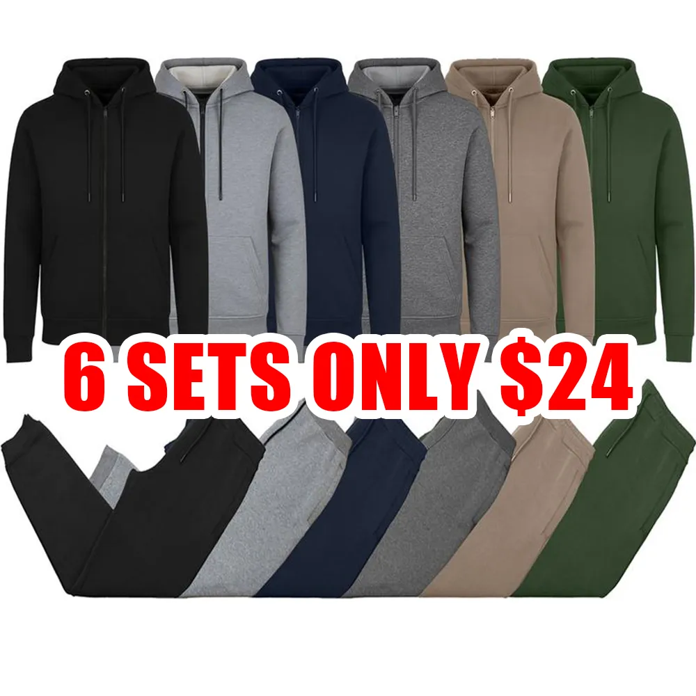 Men’s Fleece Zip Hoodie & Jogger Set