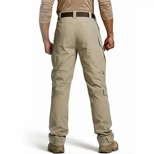 Men's Tactical Work Pants are equipped with a stretched waistband and pockets