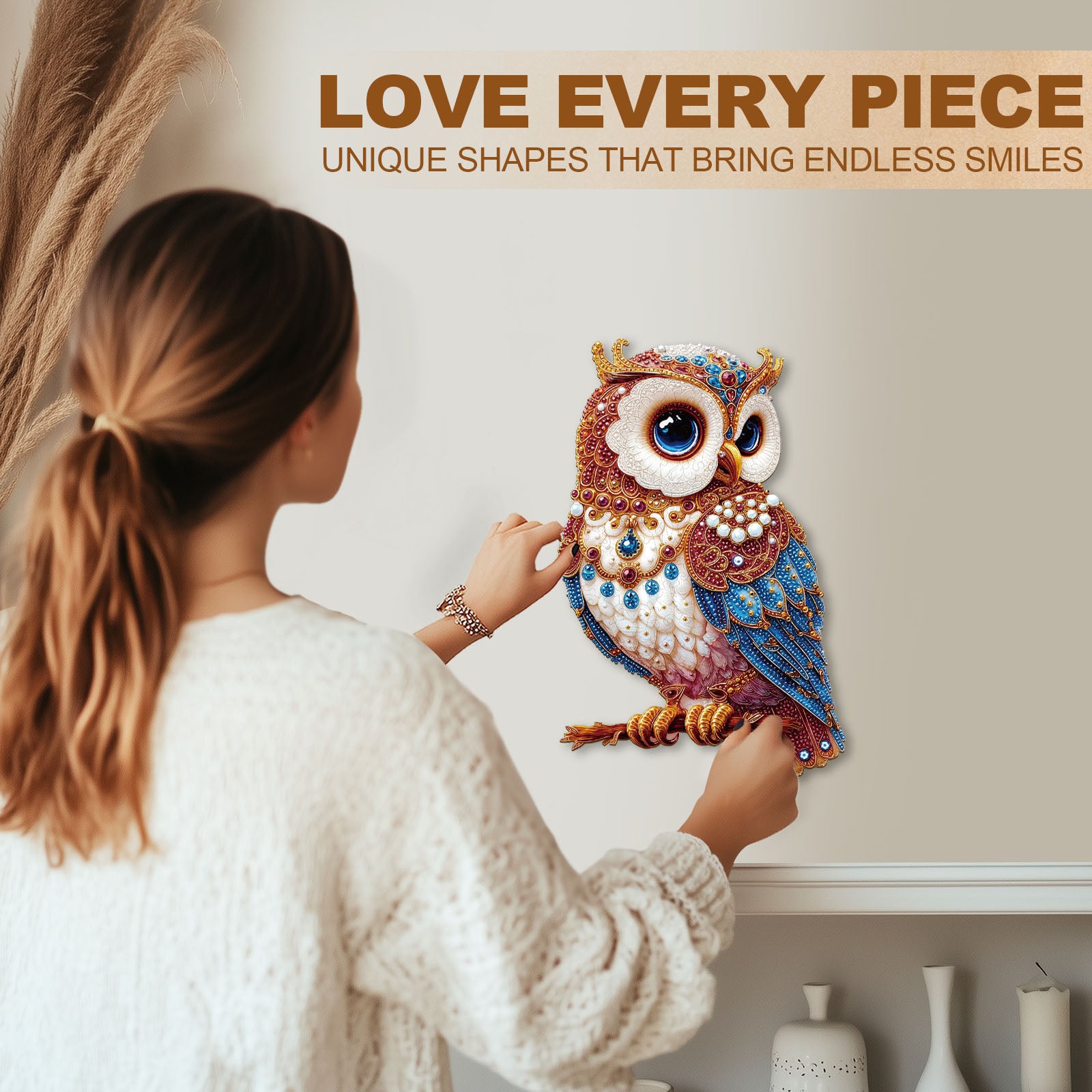 Regal Owl Wooden Jigsaw Puzzle