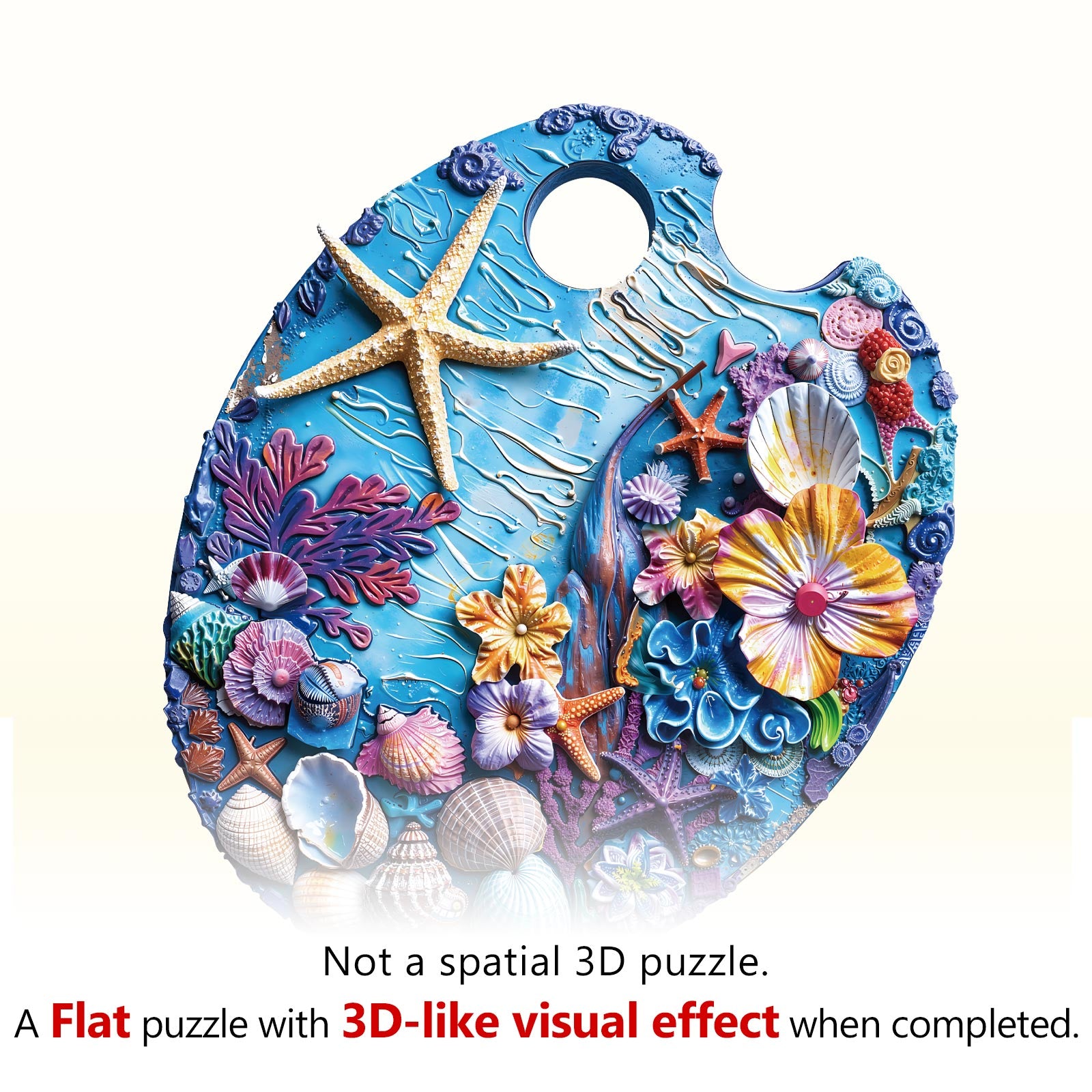 Blue Memory Wooden Jigsaw Puzzle