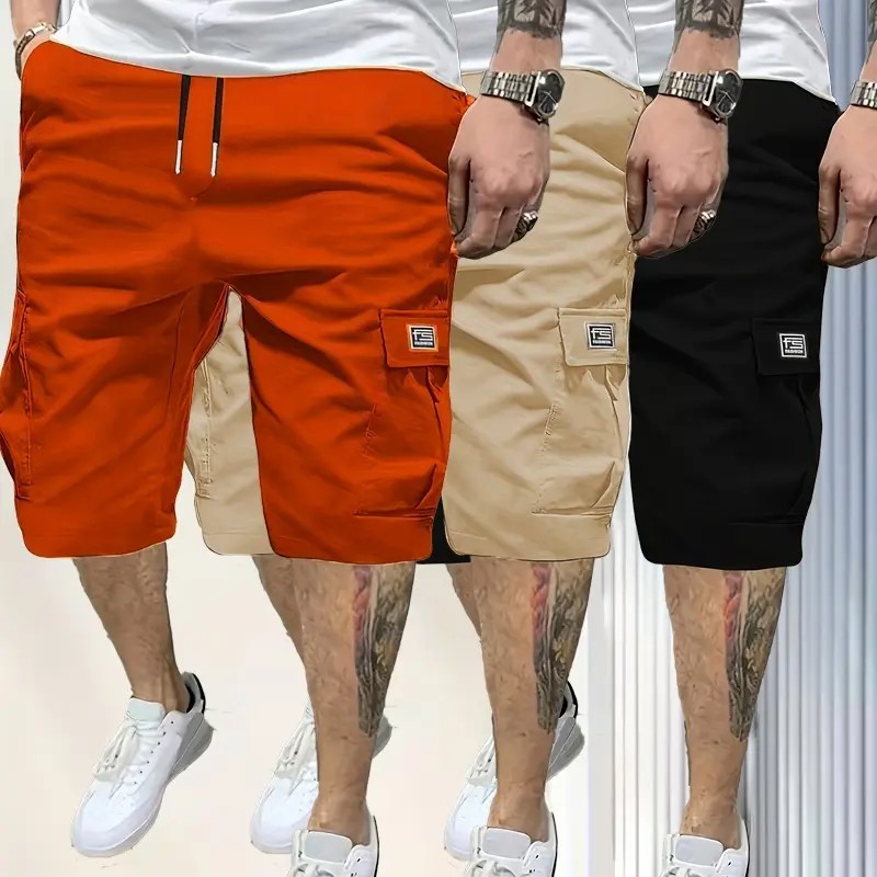 🔥Men's Multi-Pocket Cargo Shorts Casual Streetwear Set