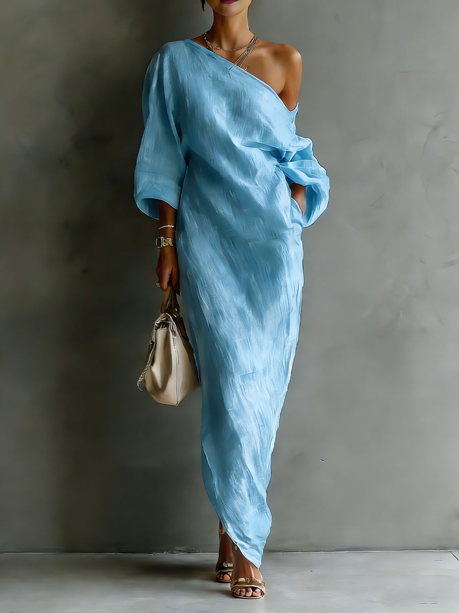 Women's Casual Off-the-shoulder Dress