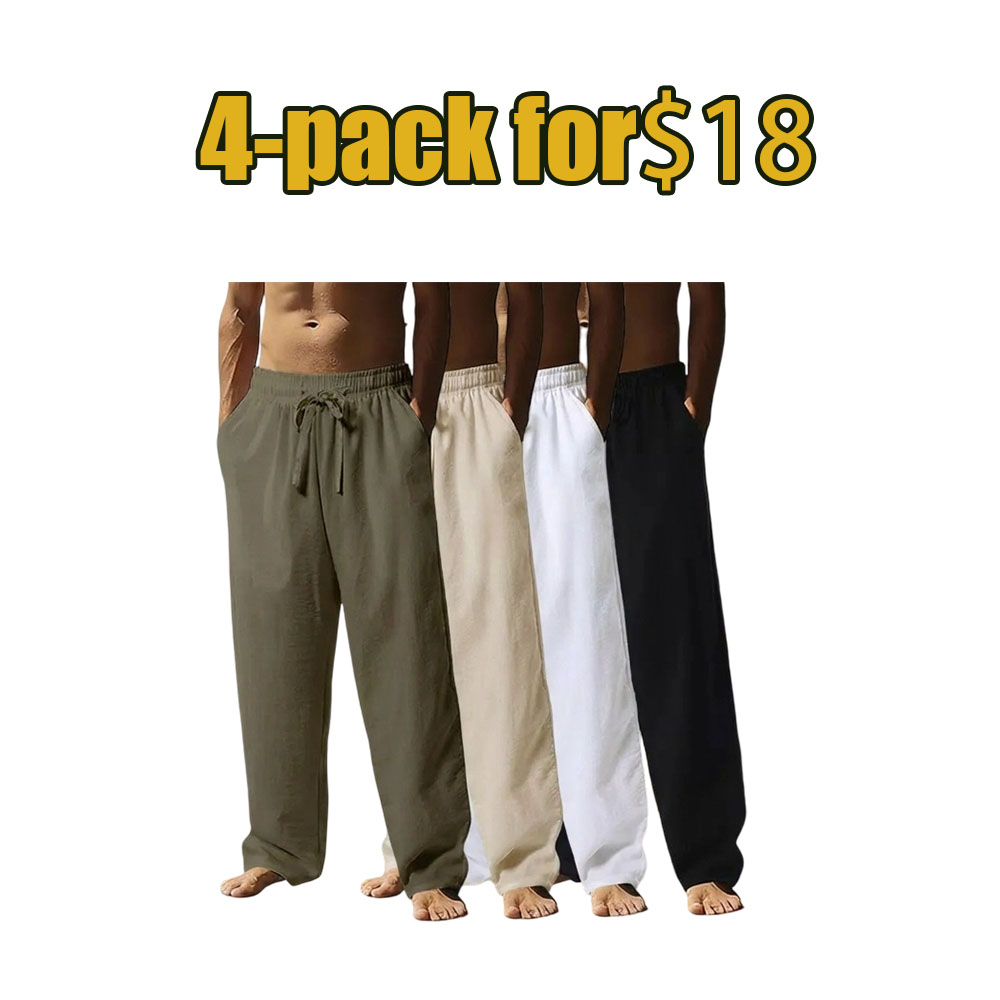 Everyday Comfort 7-Pack Men’s Relaxed Fit Drawstring Pants