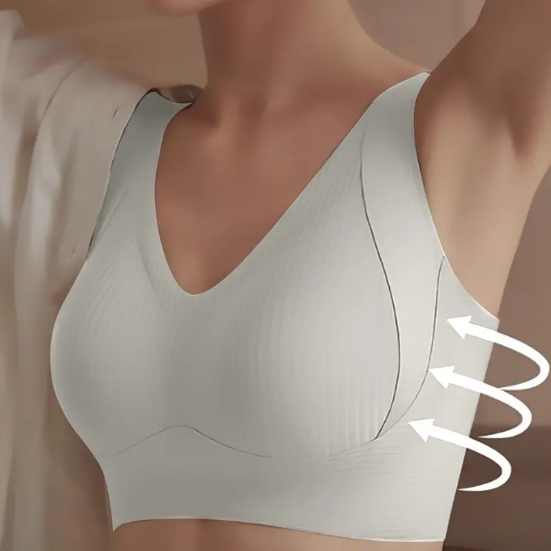 💖 Women's Wireless Push-Up Comfort Bra – 4-Pack