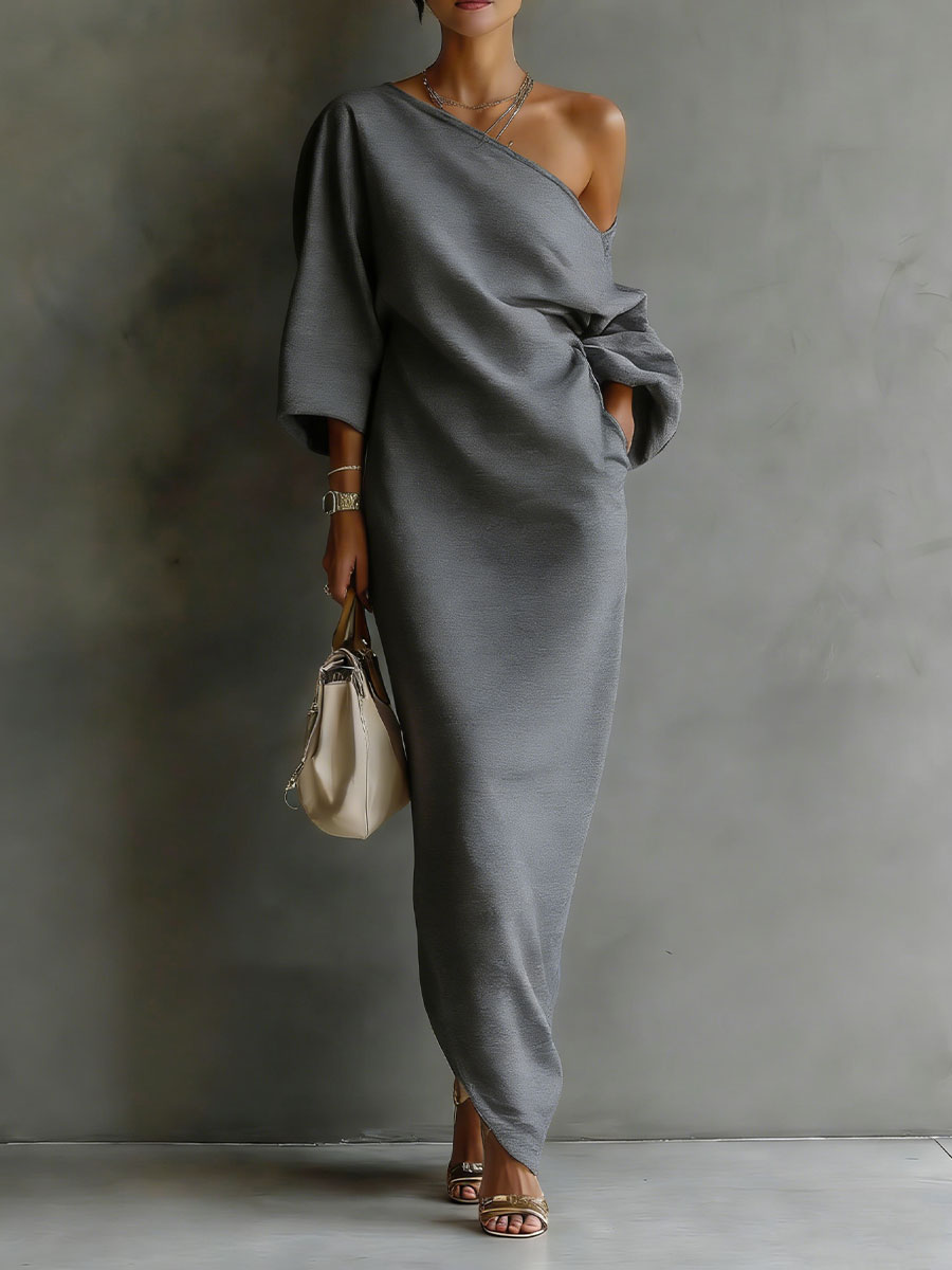 Women's Casual Off-the-shoulder Dress