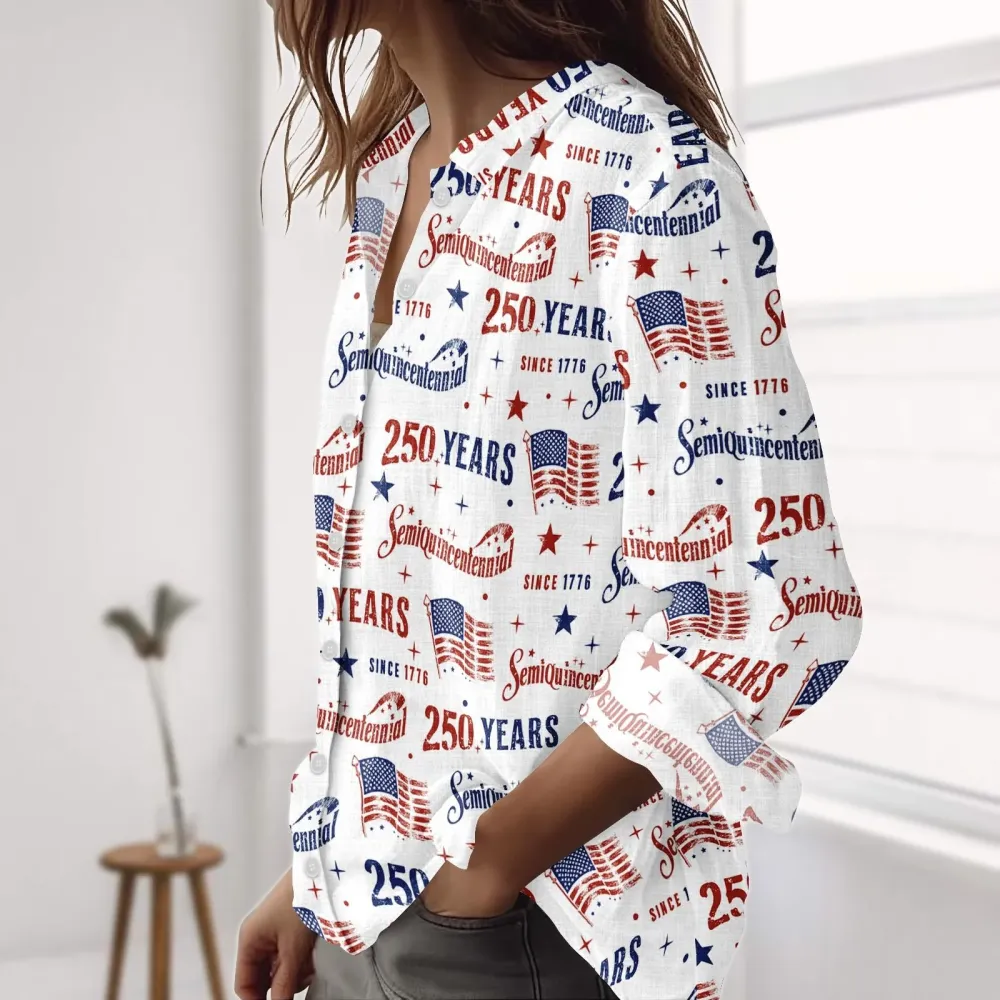 Ladies' 250Th Anniversary Celebration Collar Shirt