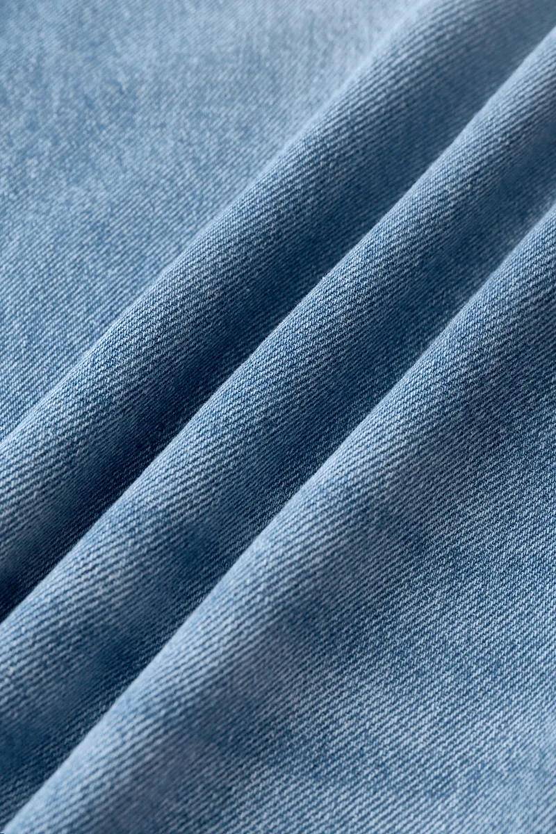 Ripped Button Up Low Waist Jeans