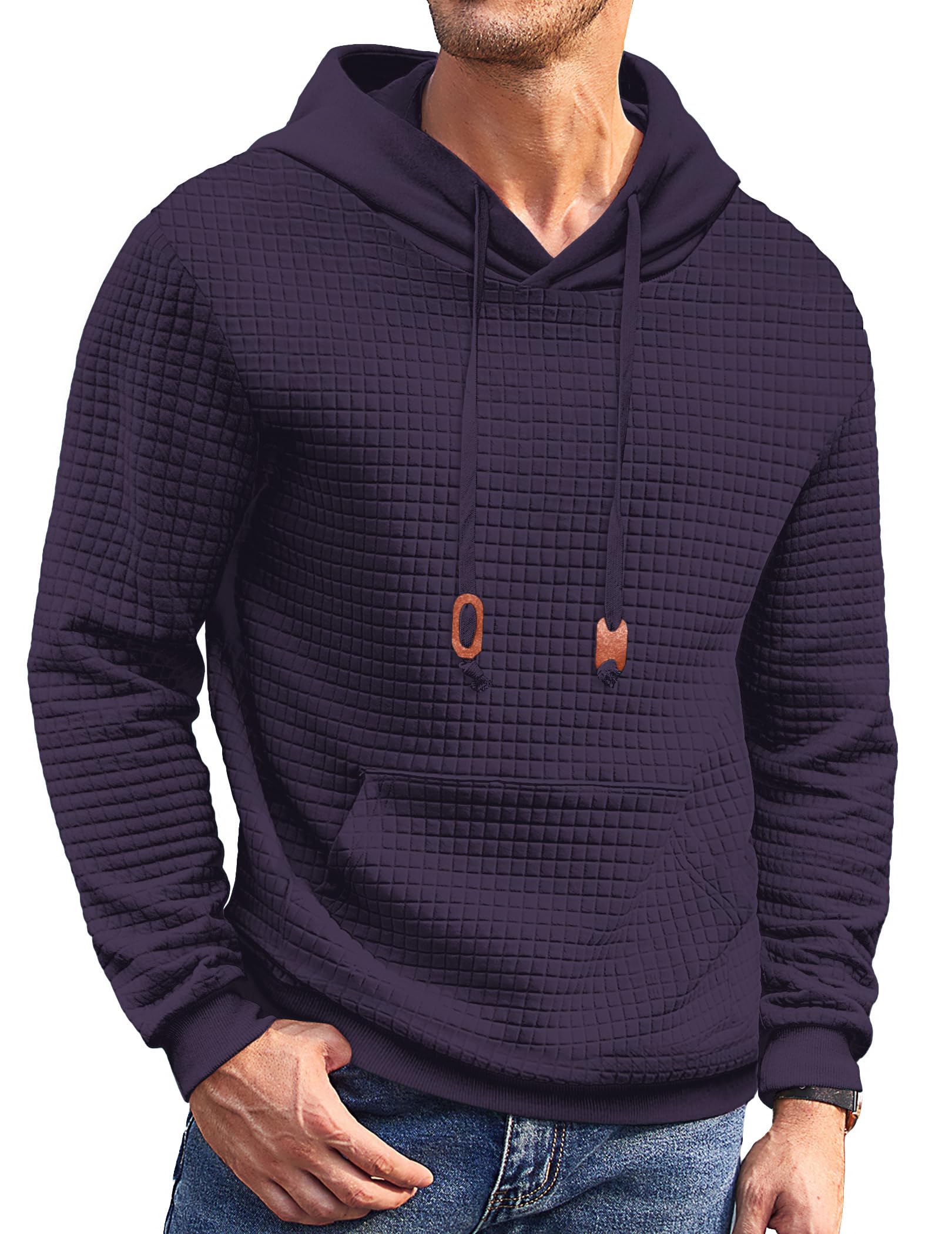 Men’s Athletic Pullover Hoodie with Kangaroo Pocket