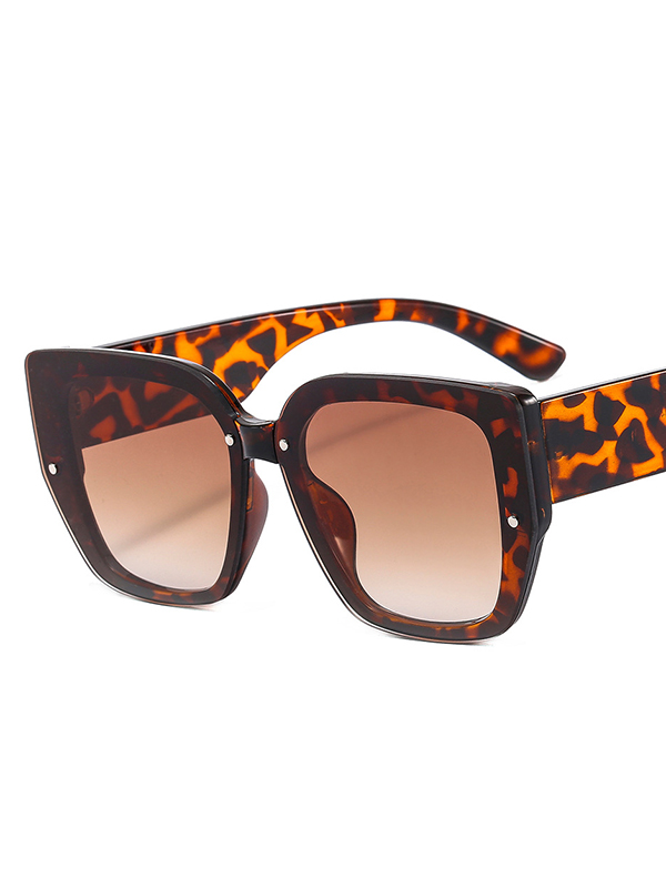 Geometric Sun-Protection Sunglasses Accessories