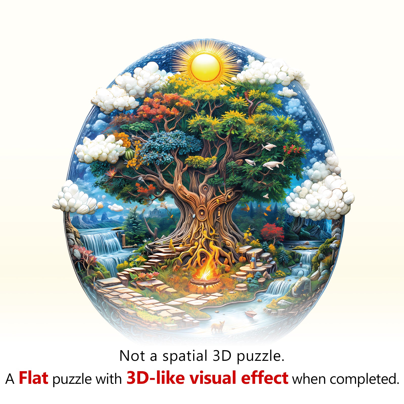 Harmony Tree Wooden Jigsaw Puzzle