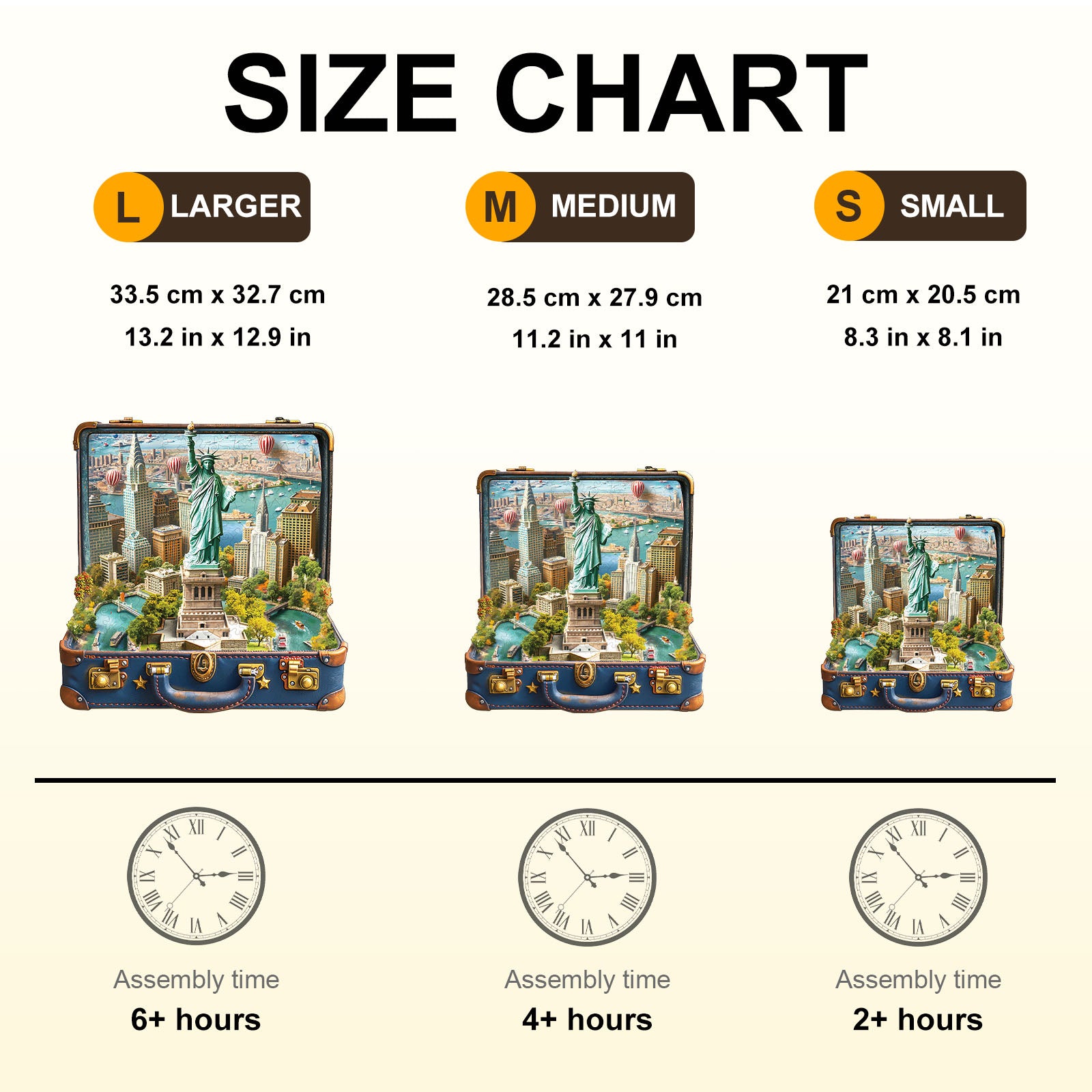 Statue of Liberty Tour Wooden Jigsaw Puzzle
