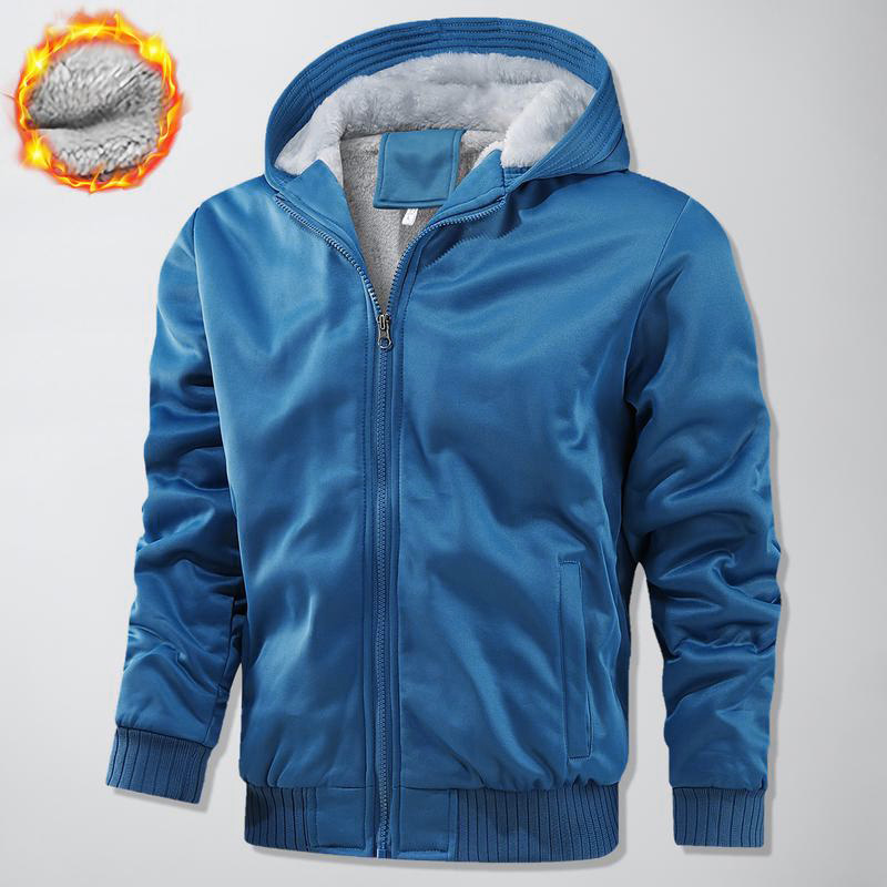 Men’s Thick Fleece Lined Hoodie Jacket