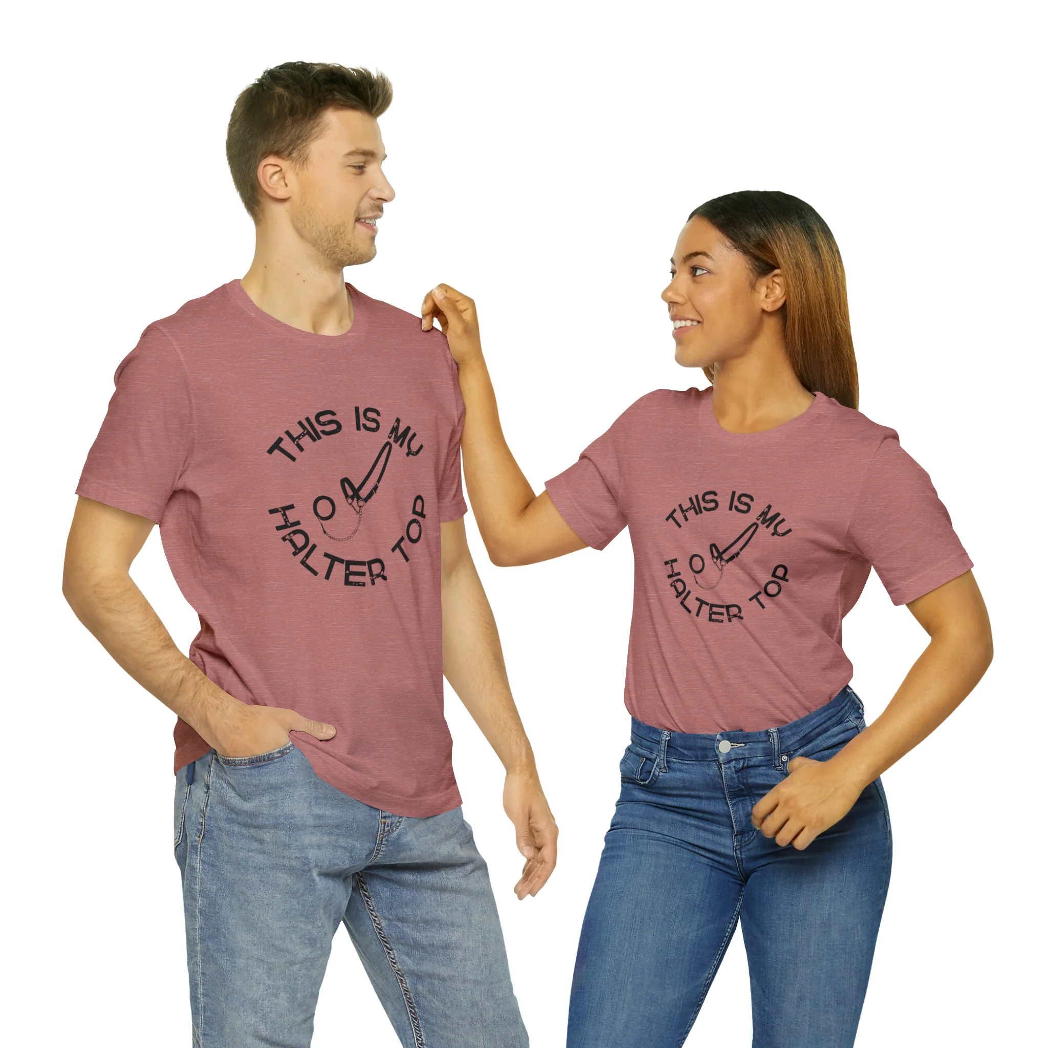 This is My Halter Top Unisex Jersey Short Sleeve Tee