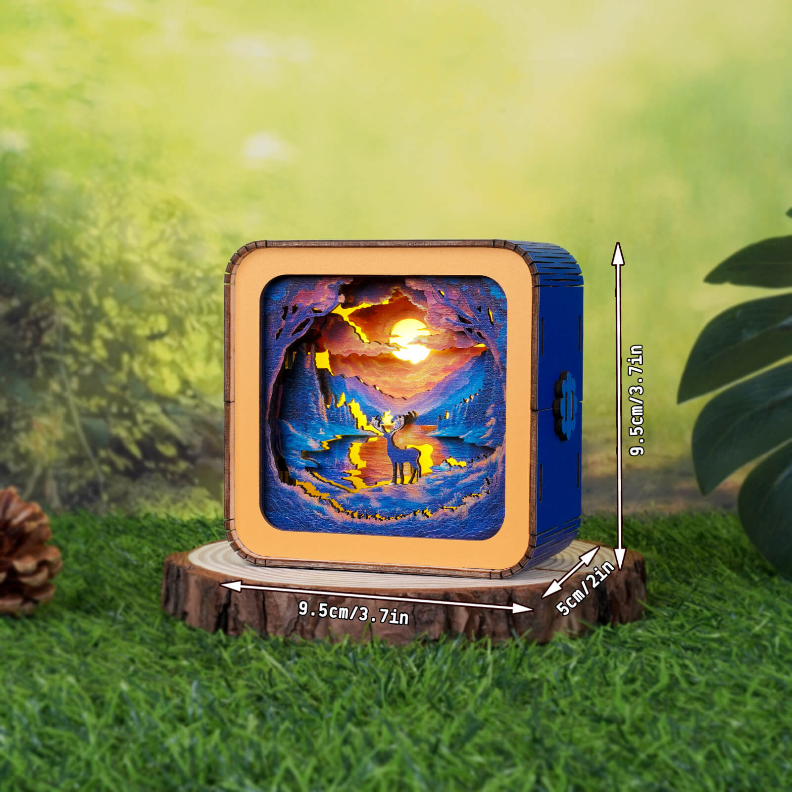 Forest Fantasy Deer Kit- 3D Wooden Puzzle Night Light