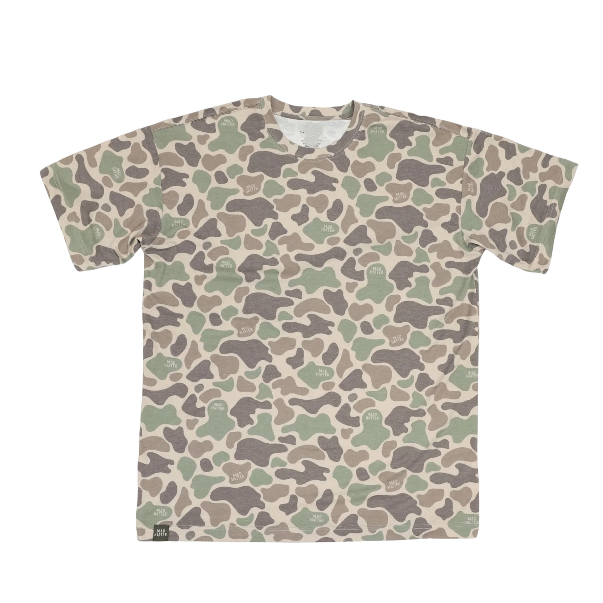 Camo Blank ShortSleeve TShirt Casual Streetwear