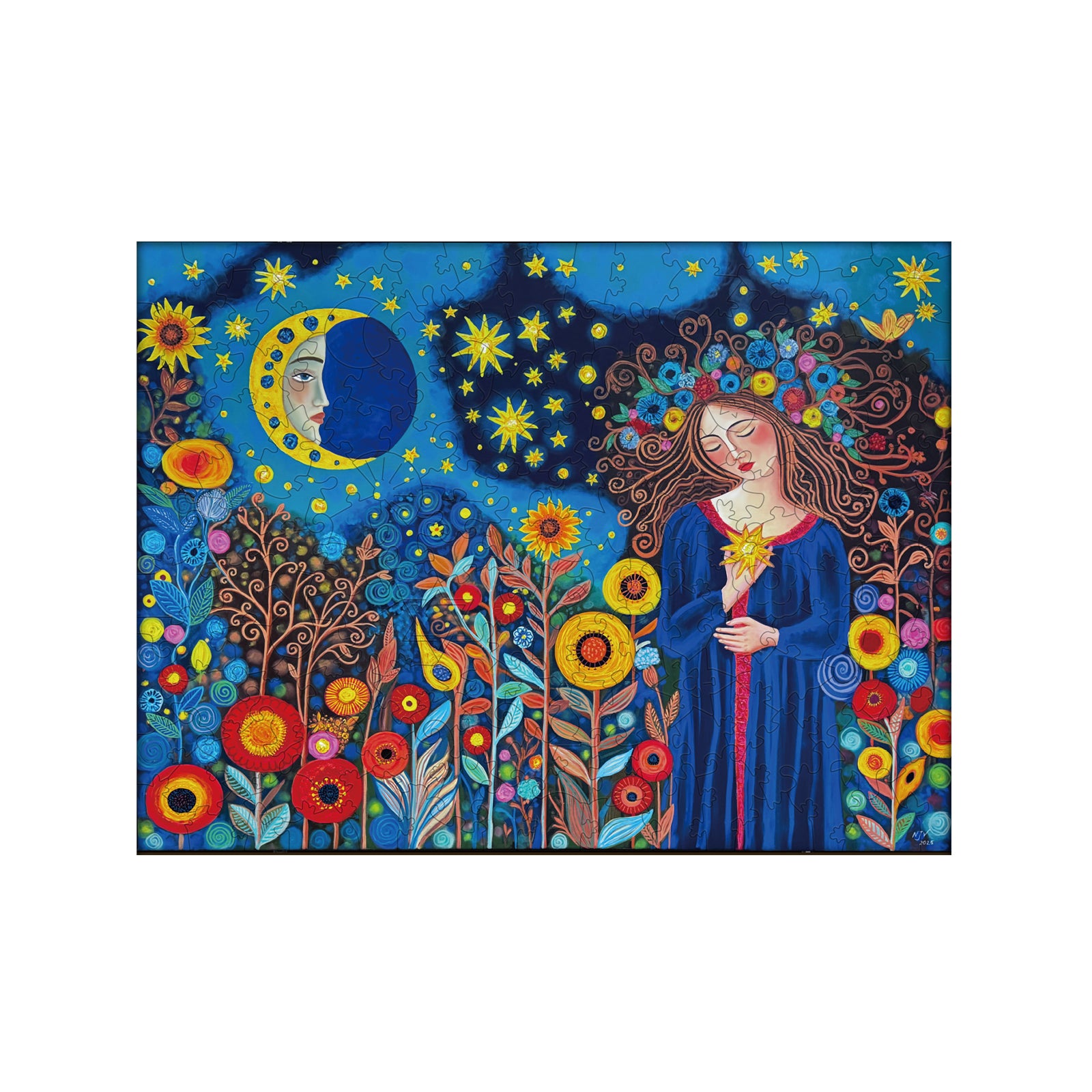 Gift of the Moon - By Artist Nicholas John VARDAXIS