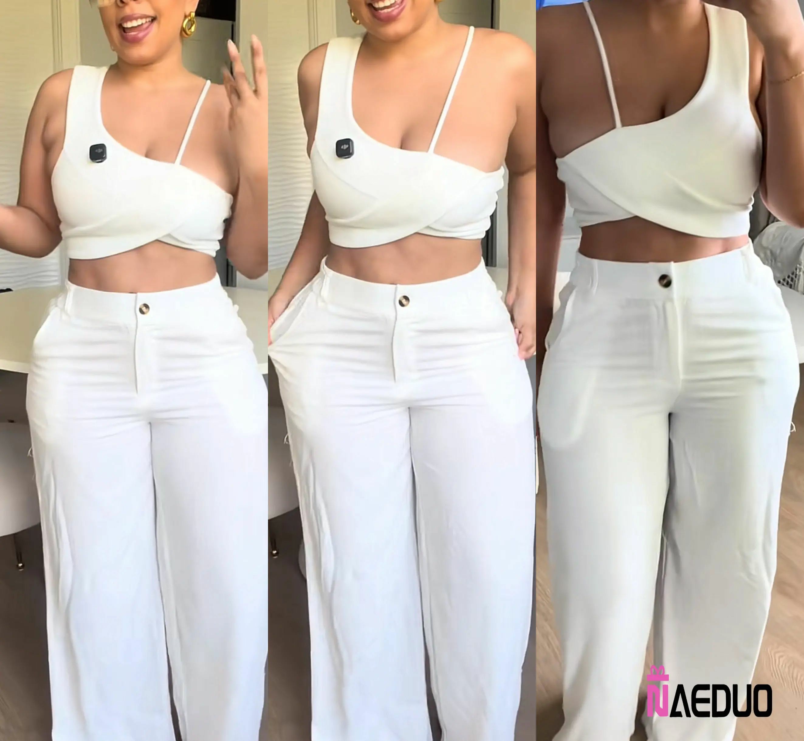 Women's Cotton Linen Pants | Summer 2026 Trendy High Waisted Wide Leg