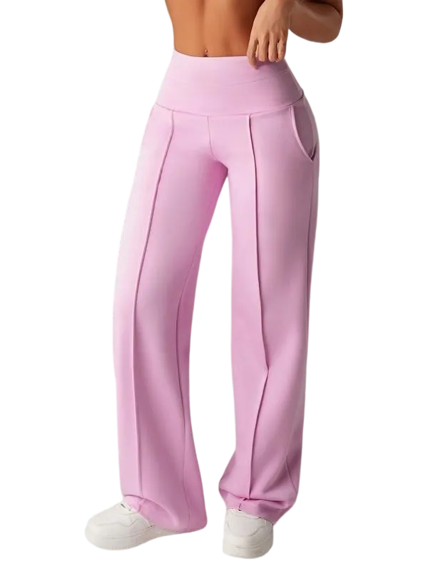 Women's Plain Loose Straight Leg Pants