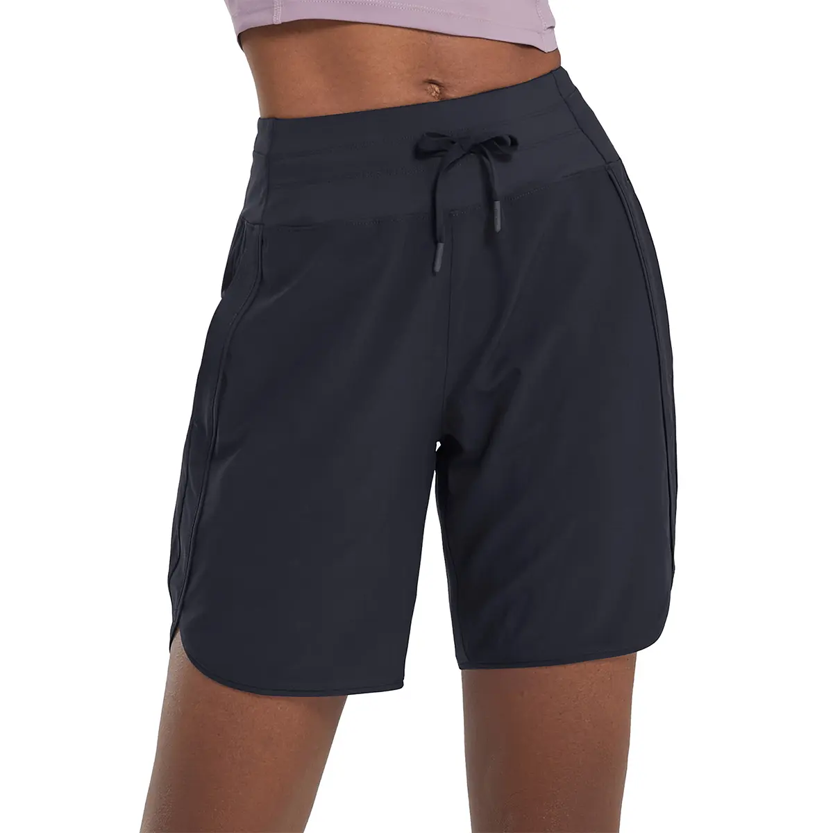 Women's 3‘’/5''/7'' Athletic Long Running Shorts High Waistband Quick Dry Bermuda Shorts for Gym Hiking Workout Lounge Casual Womenswear