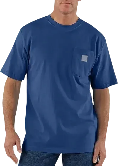 Last Day Promotion!CHT Men's K87 Workwear Loose Fit Heavyweight Short-Sleeve Pocket T-Shirt (Also Available in Big & Tall)