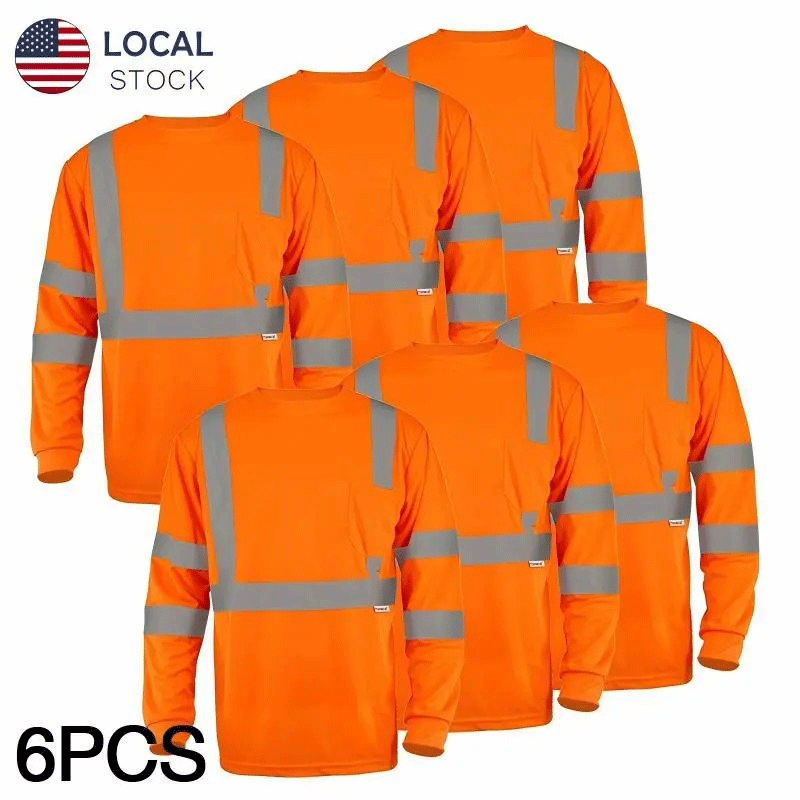 🔥🔥Tuglow Class 3 Premium Hi-Vis Long Sleeve Hoodie - Ultimate Work Protection
